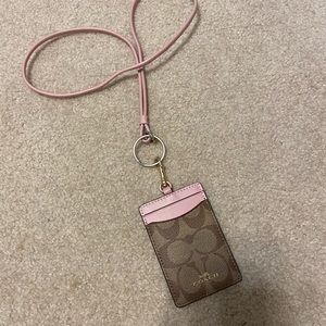 Coach lanyard